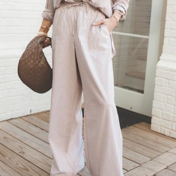 Splendid Drawstring Wide Leg Pants Size M NWT - Picture 1 of 4